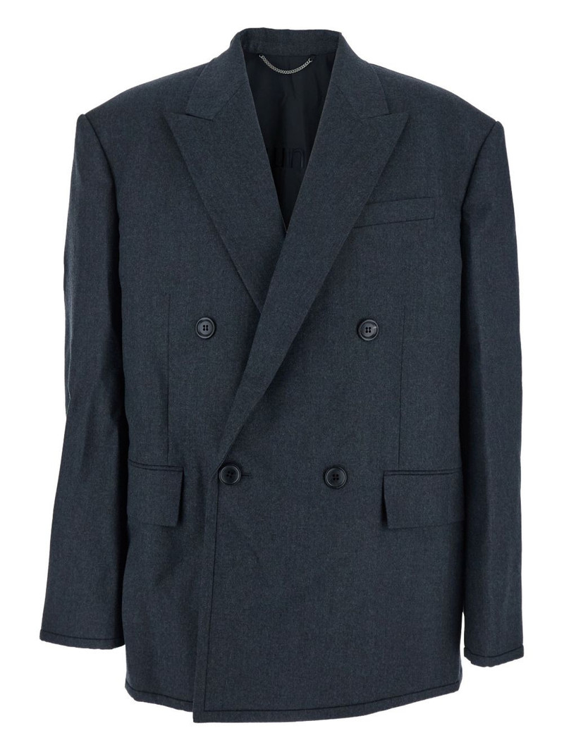 double-breasted wool blazer 1