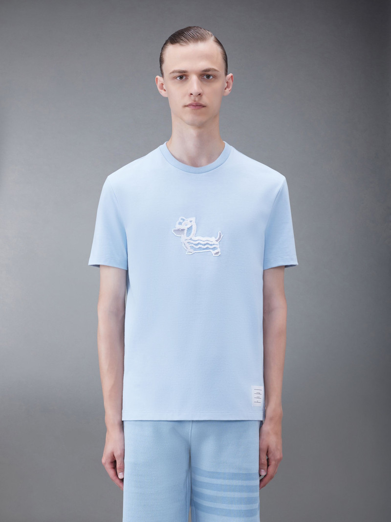 patch-detail short-sleeve T-shirt 1