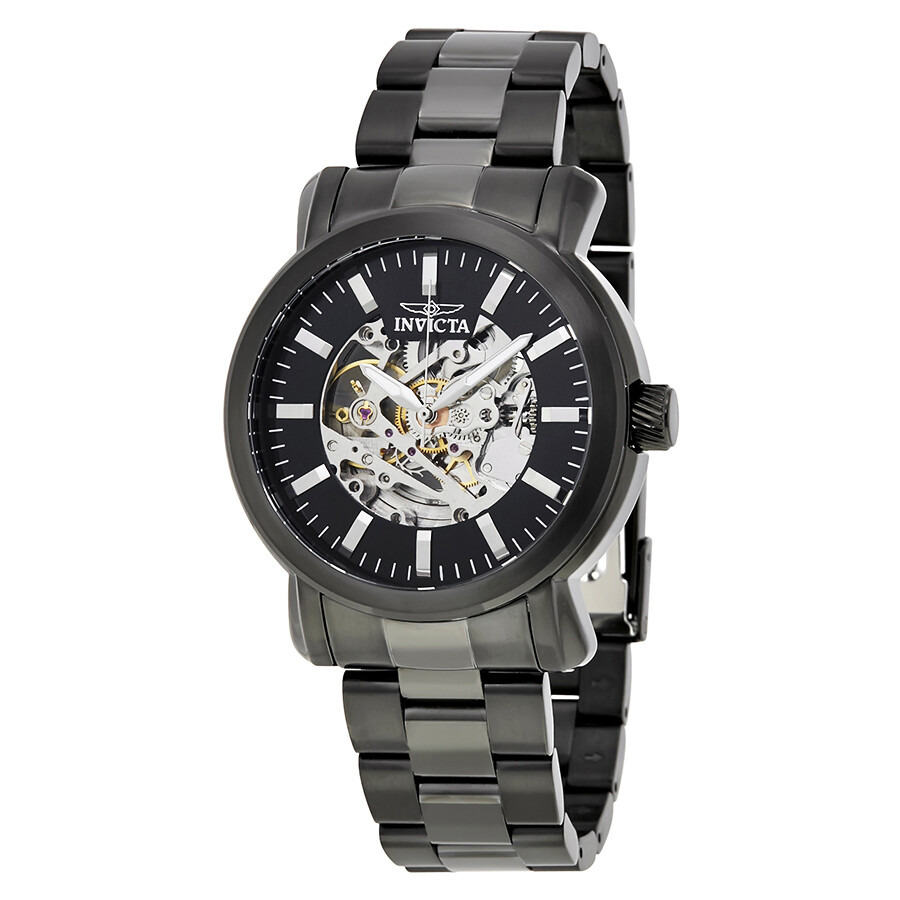 Invicta - Invicta Vintage Objet D Art Automatic Black Dial Men's Watch 22576 - 1