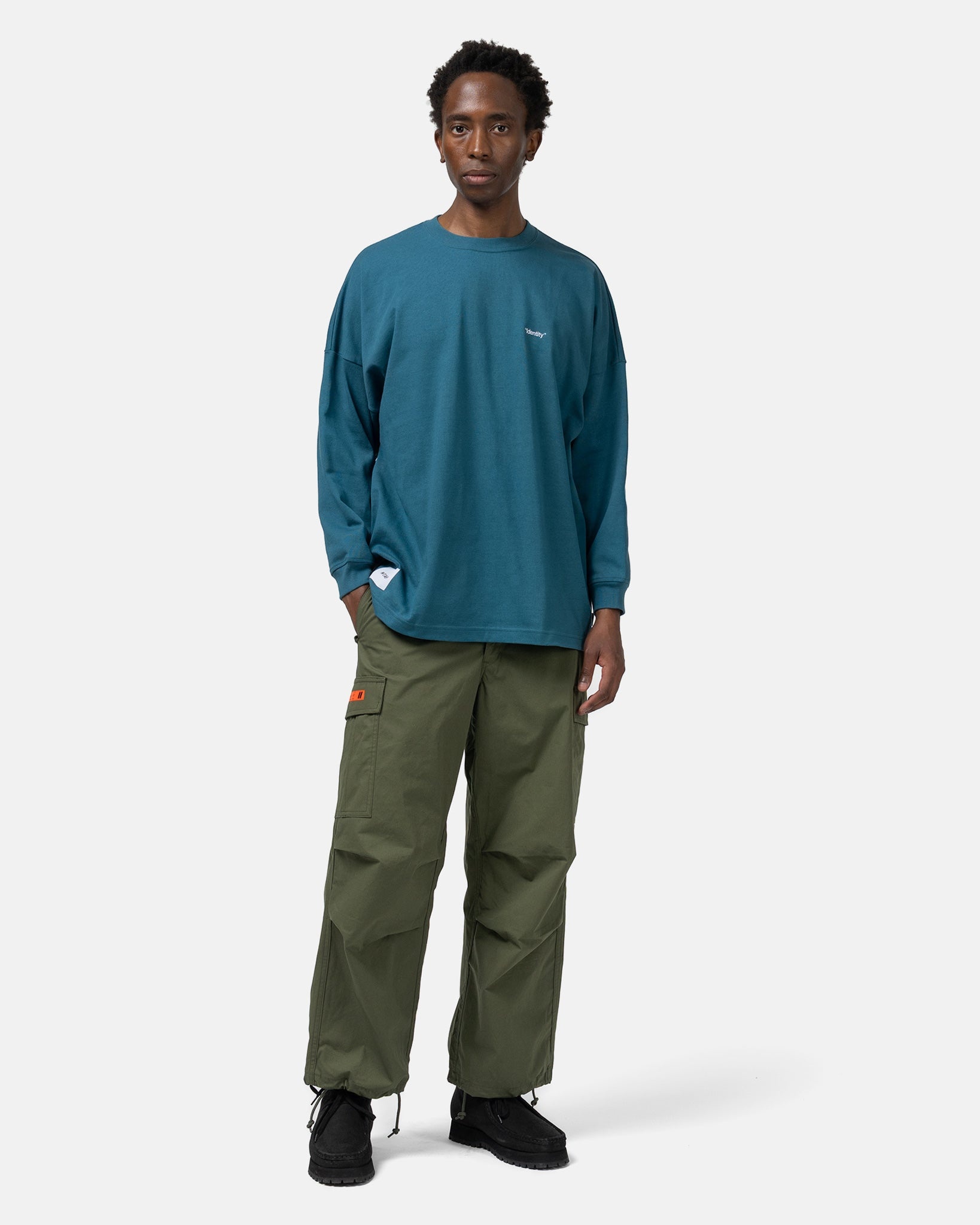 【WTAPS】IDENTITY / LS / COTTON WTAPS Identity / LS / Cotton Teal | REVERSIBLE