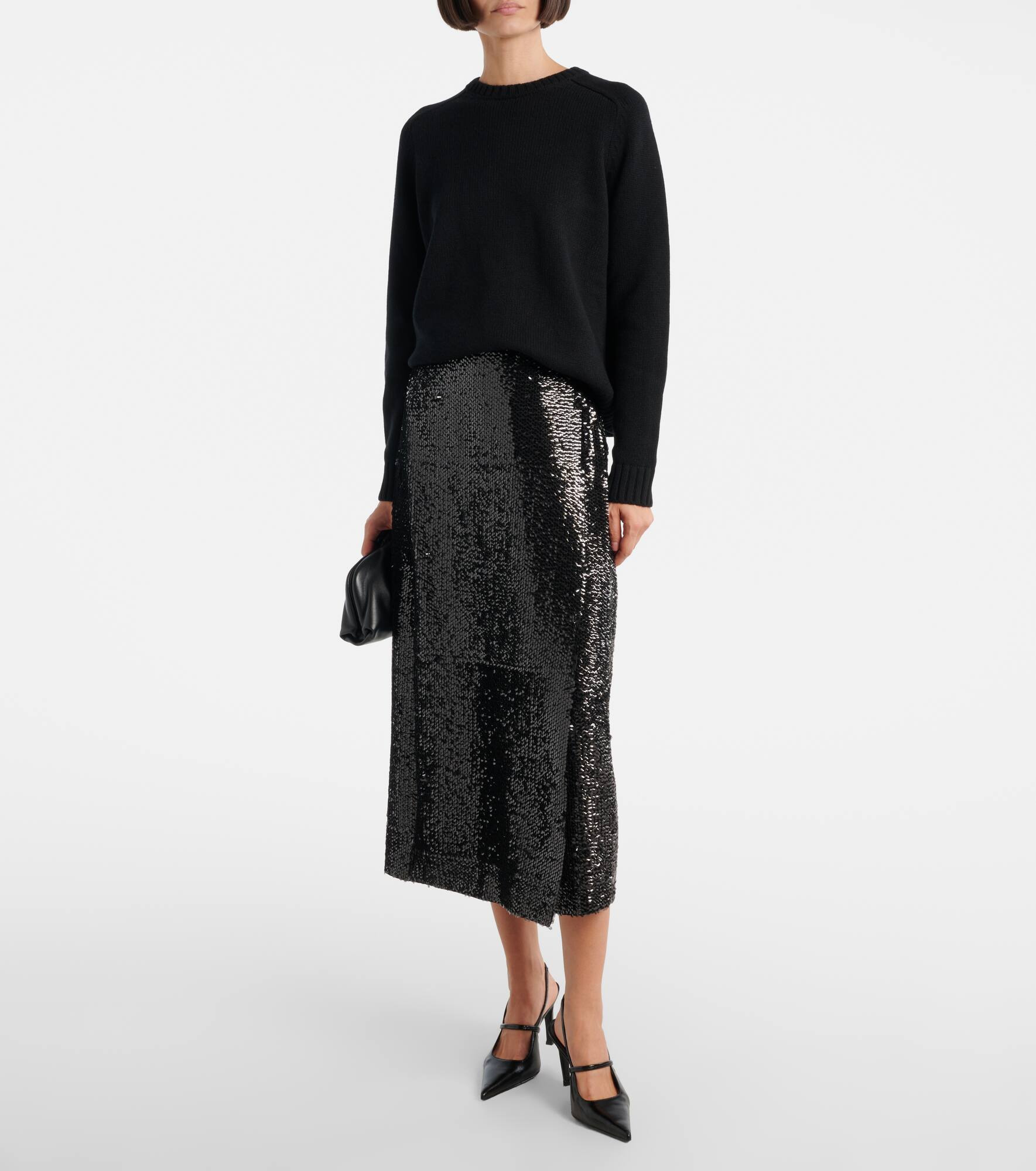 Sequined pencil skirt - 2