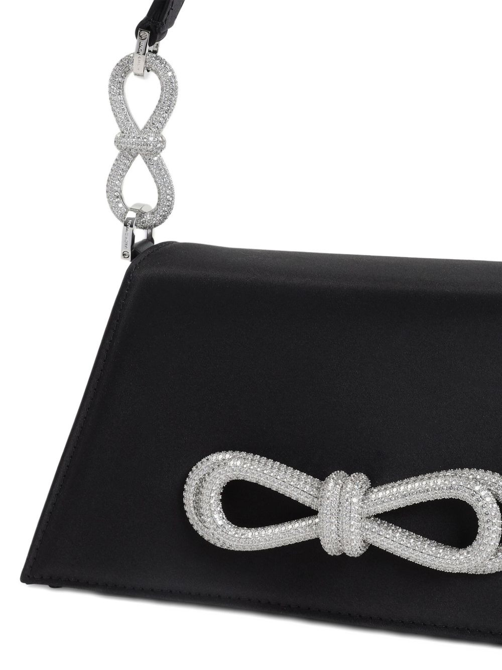 embellished-bow shoulder bag - 3