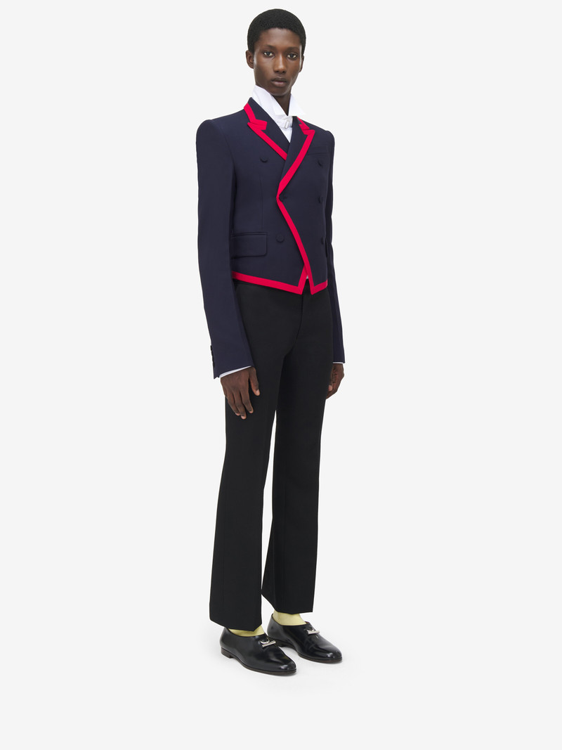 Alexander McQueen Binding Shrunken Blazer outlook