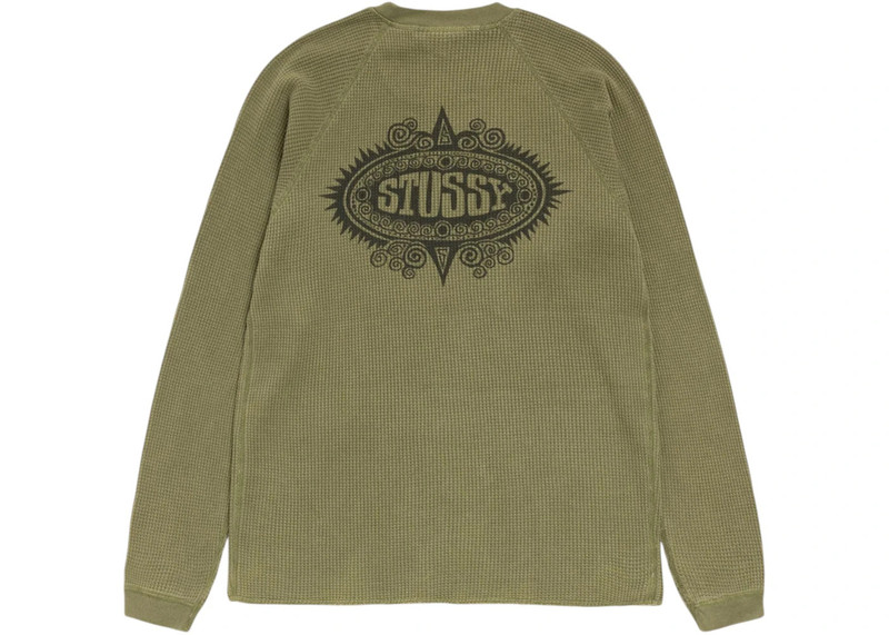 Stüssy Stussy Mantra Raglan Thermal Olive outlook