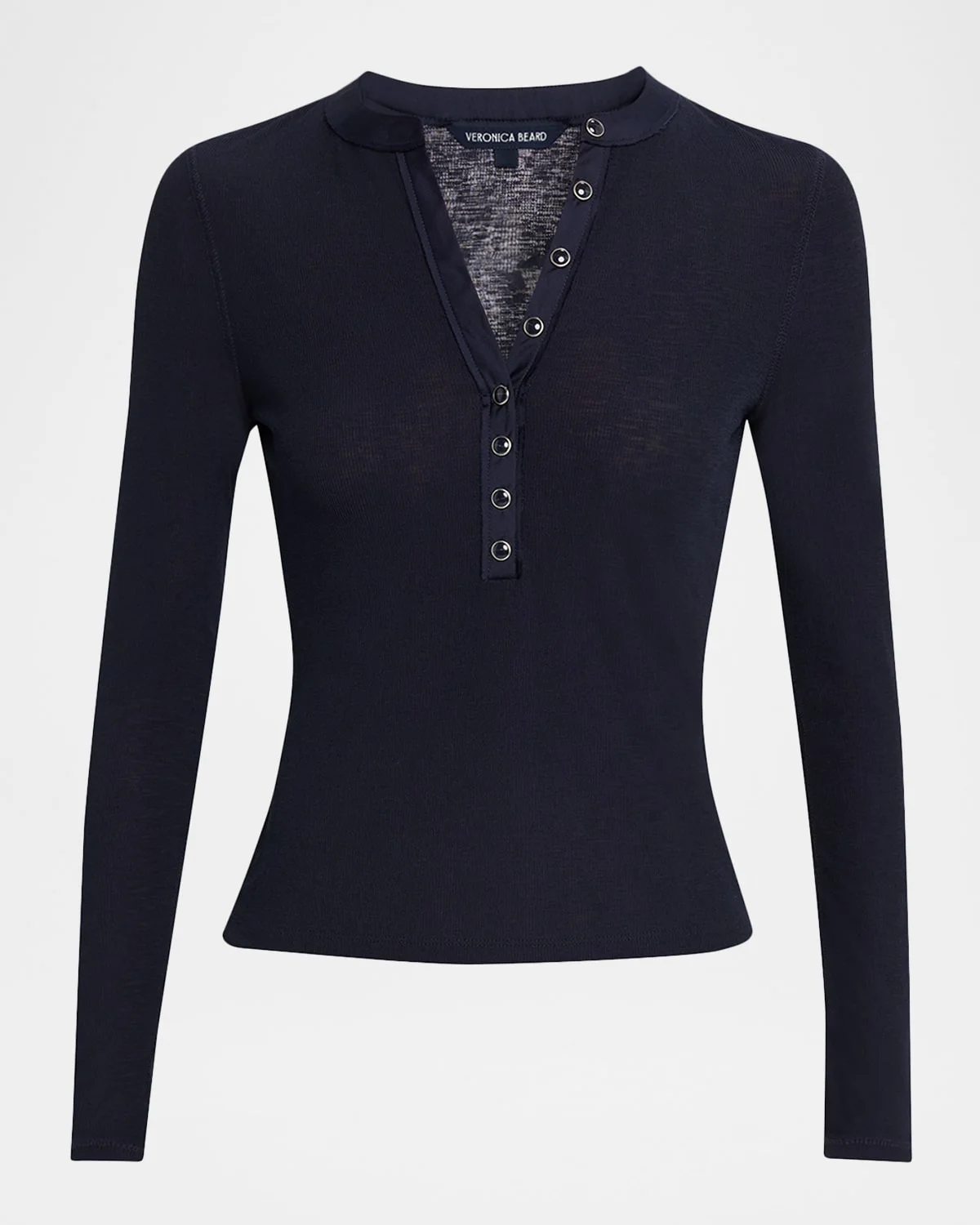 Drexler Ribbed V-Neck Top - 1