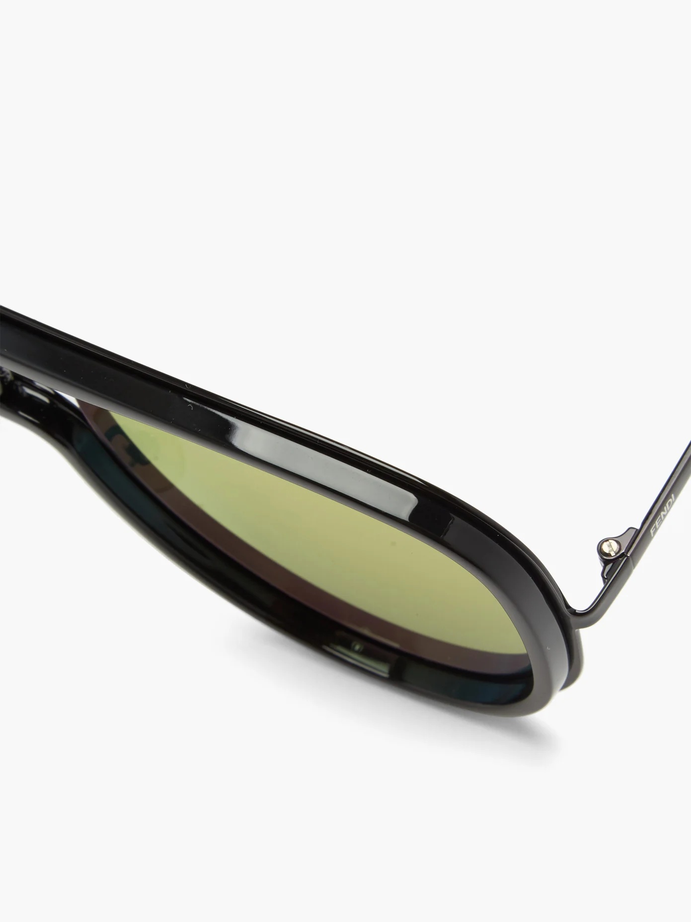 Mirrored-lens navigator optyl & metal sunglasses - 3