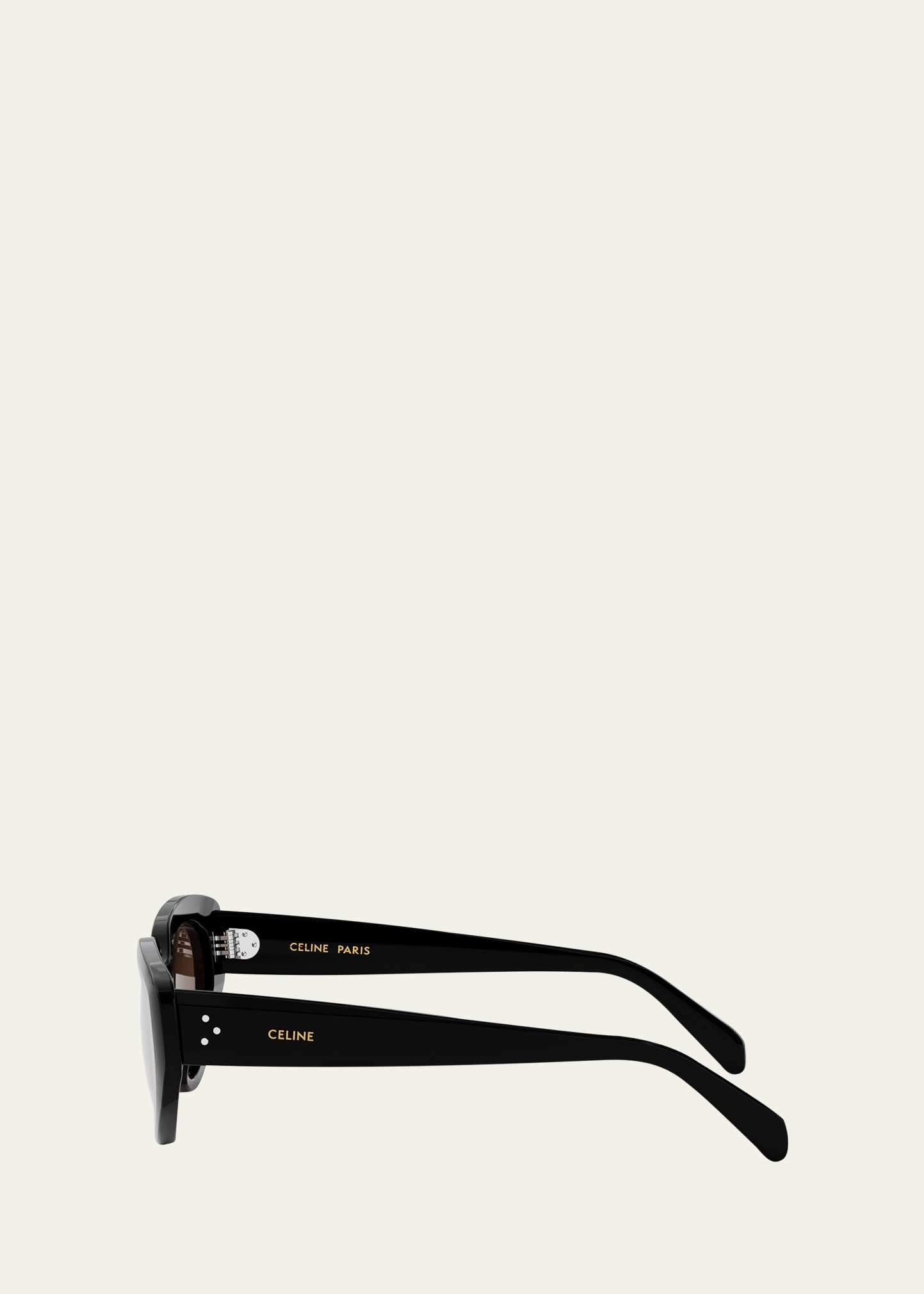 Bold 3 Dots Acetate Cat-Eye Sunglasses - 3