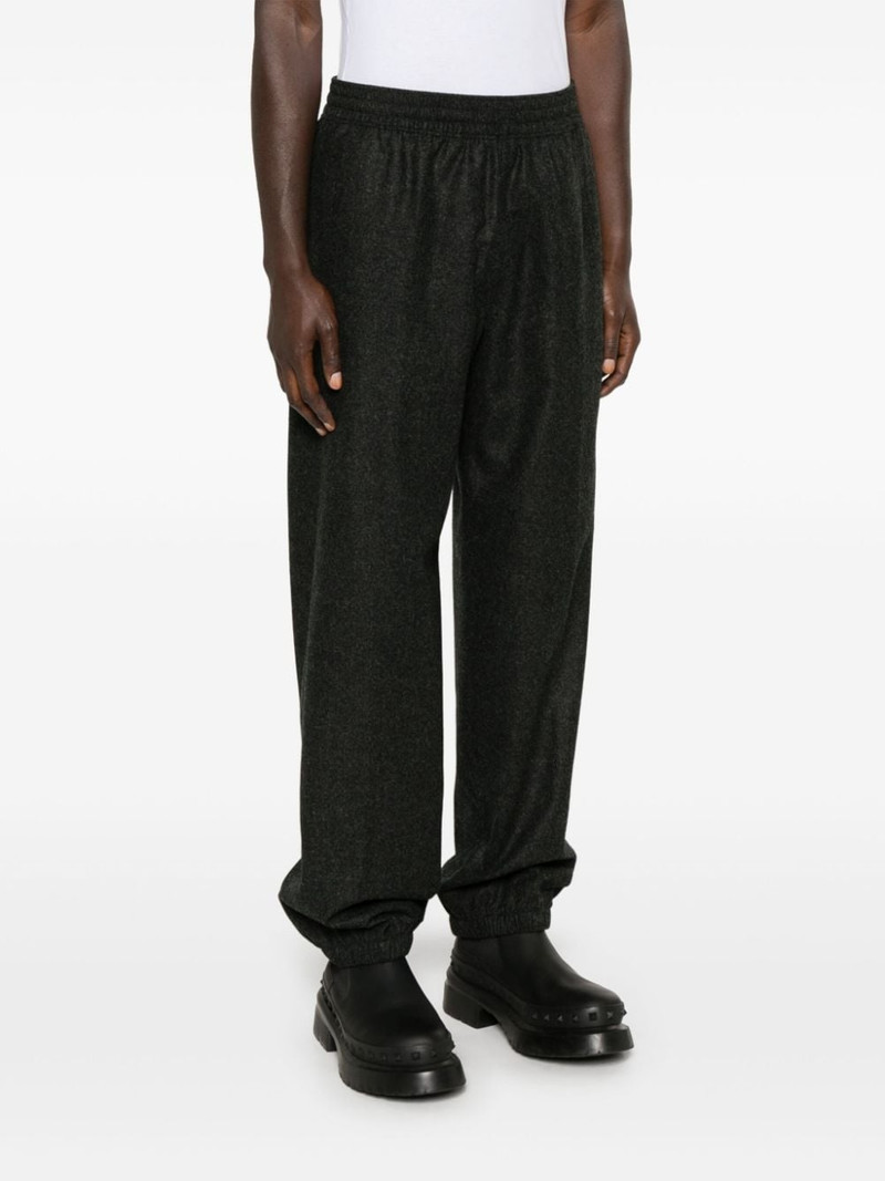 4G-motif wool trousers 3