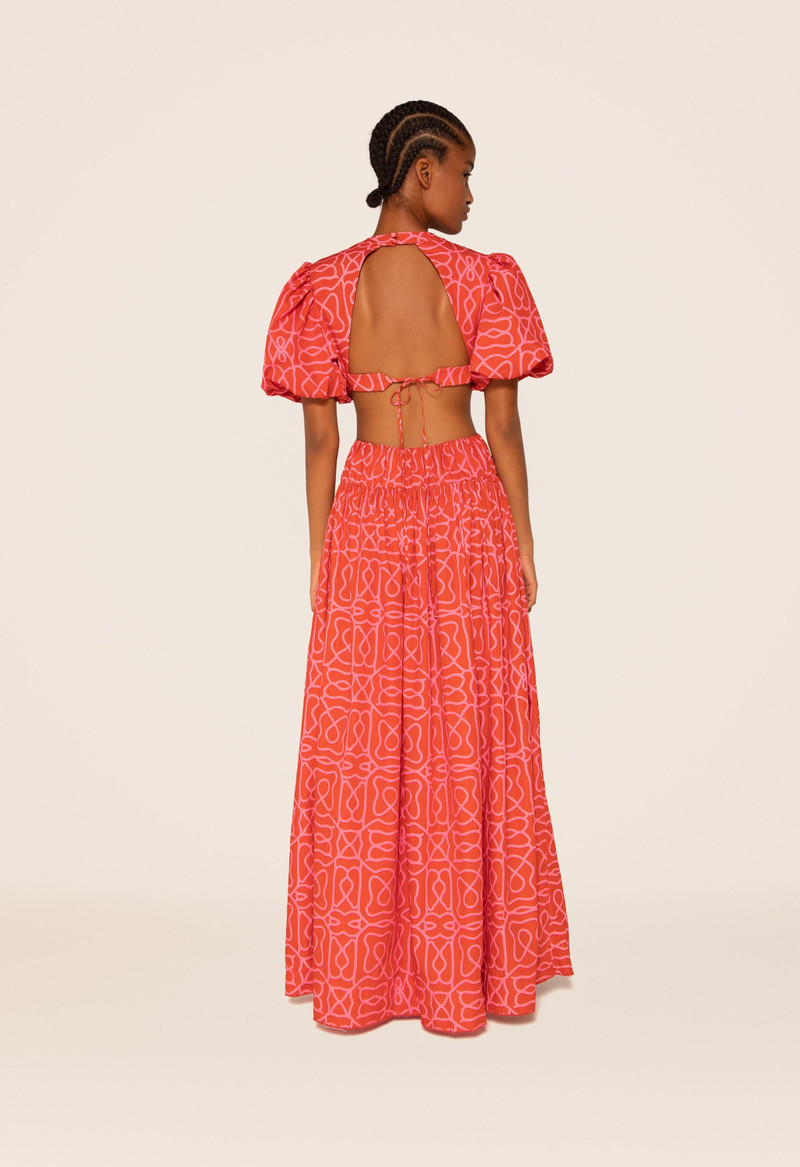 Samba Ipanema Escarlata Maxi Dress 6