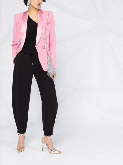 Balmain double-breasted blazer outlook