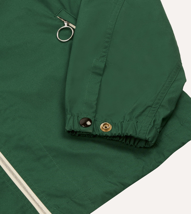 Green Cotton Blouson Jacket 4