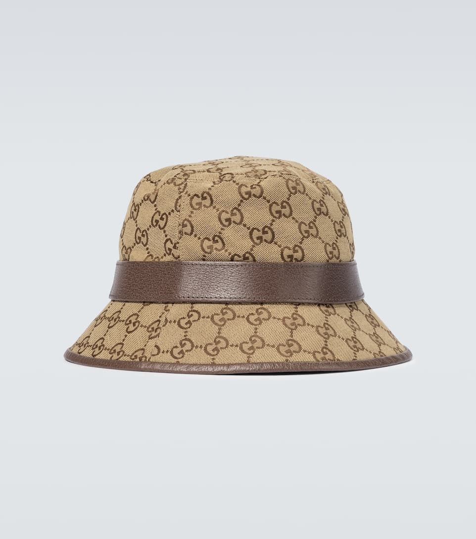 GG canvas fedora hat - 4