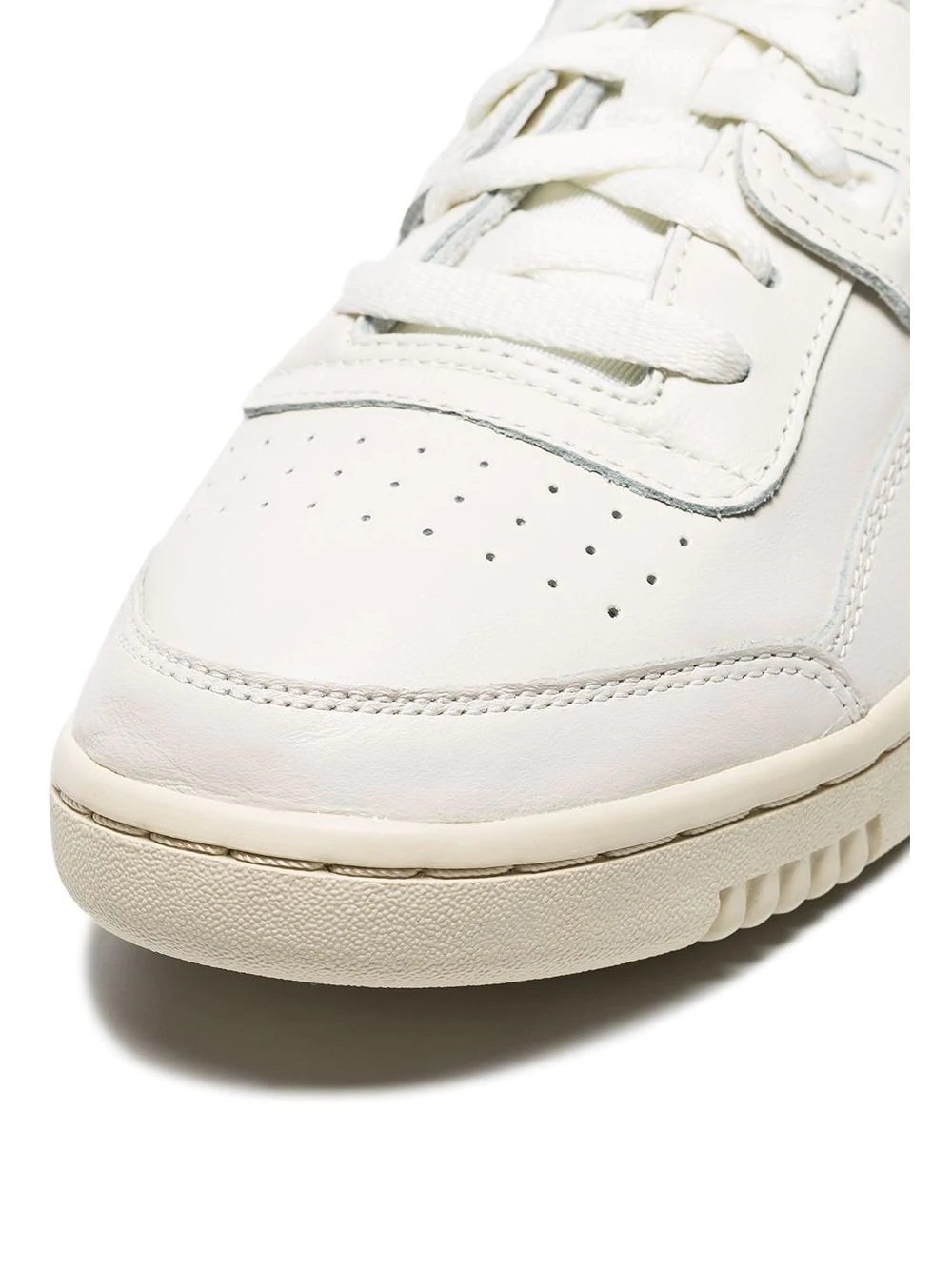 white Workout Lo Plus low-top leather sneakers - 5