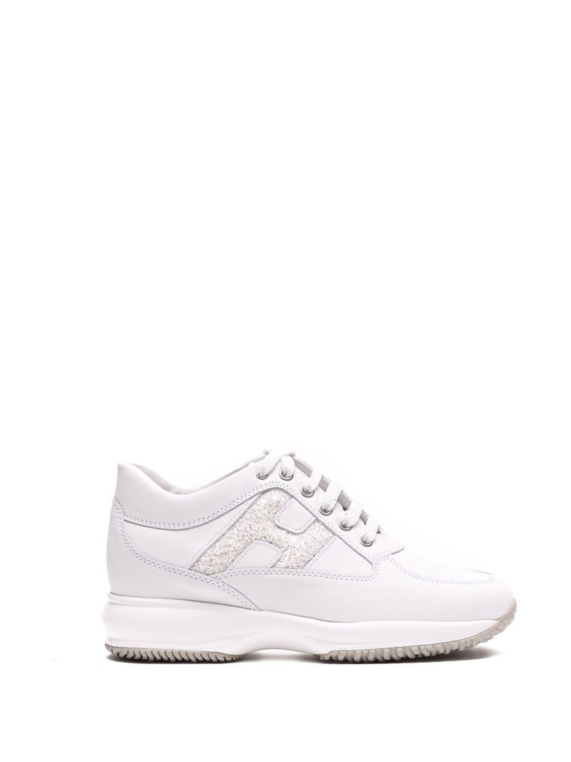 logo round-toe sneakers 1