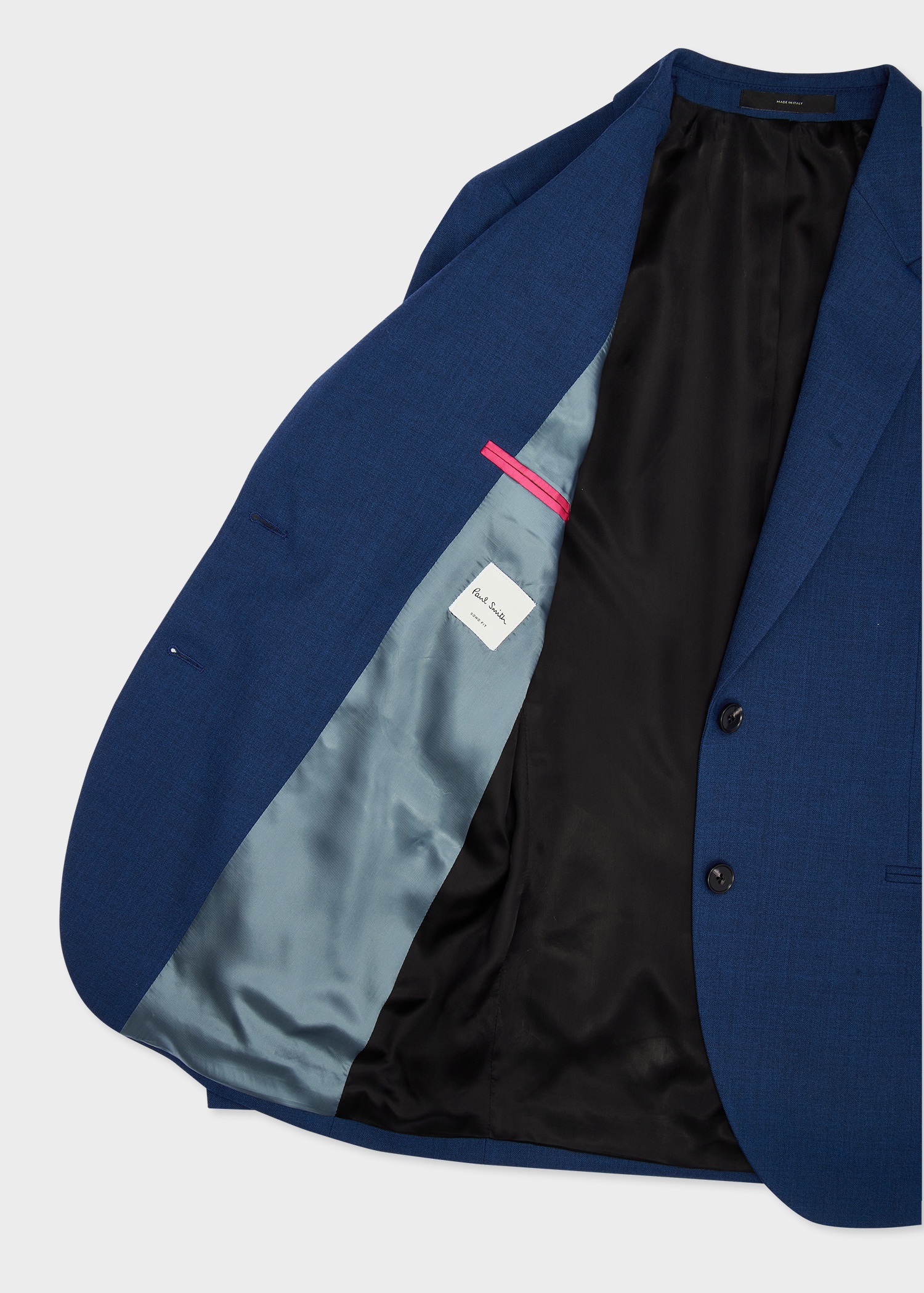 Women's A Suit To Travel In - Dark Blue Wool Two-Button Blazer - 2