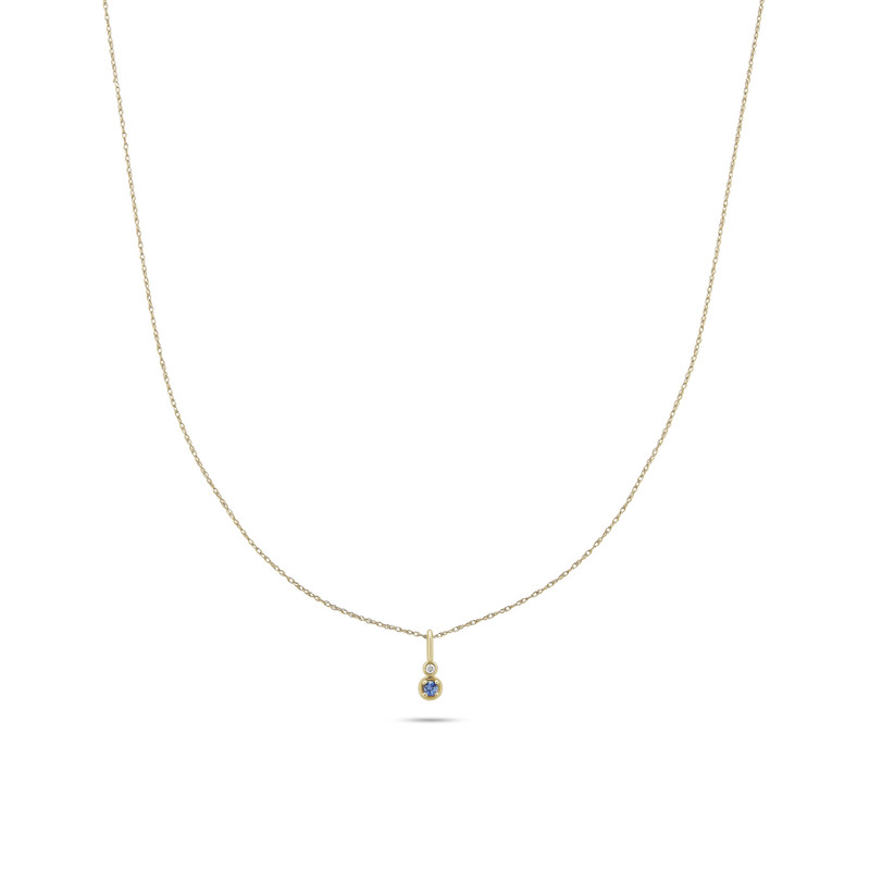 Birthstone Diamond Bonbon Necklace 3