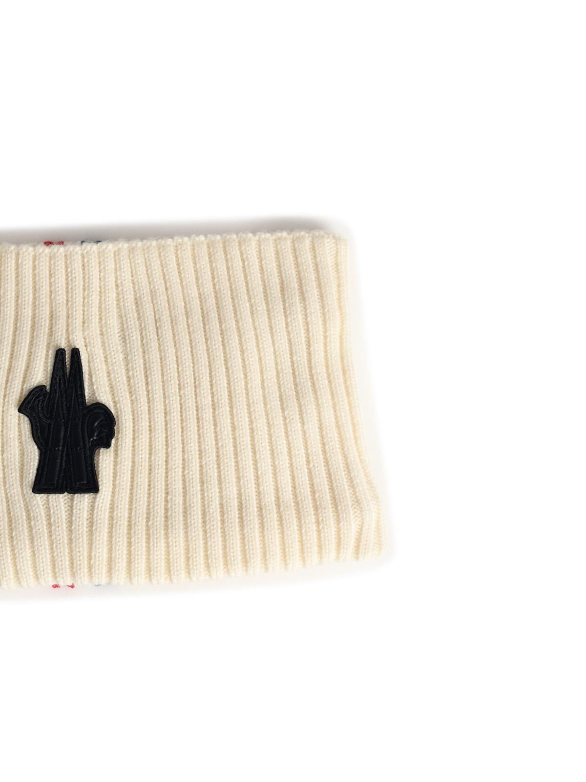 Moncler Grenoble White Virgin Wool Band Women - 3