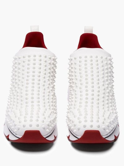 Christian Louboutin Spike-embellished neoprene sock trainers outlook