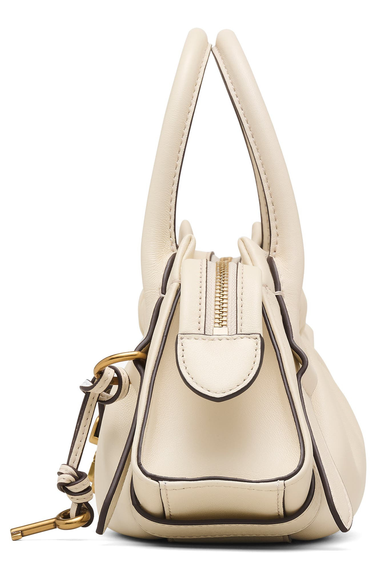 Marc Jacobs The Small Leather Satchel in Ivory at Nordstrom - 5