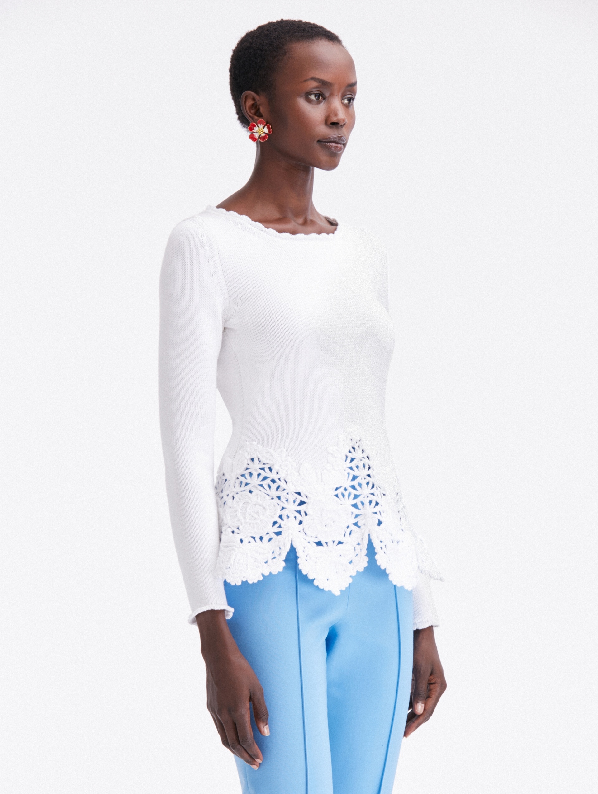BIRDSNEST SCALLOPED PULLOVER - 4