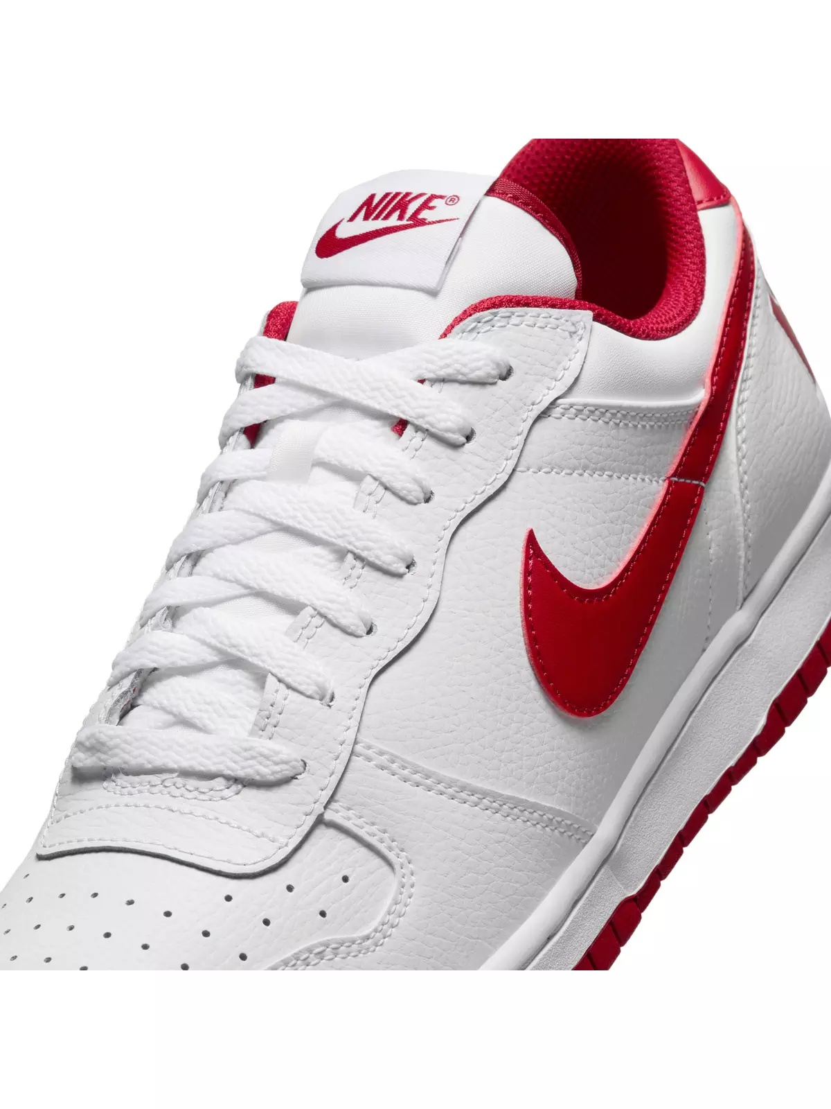 Big Low "White/Gym Red" Men's Shoe - 7