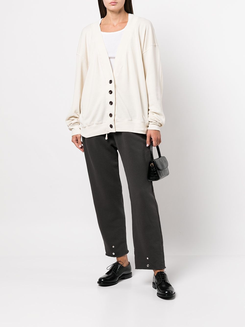 cropped straight-leg joggers - 3