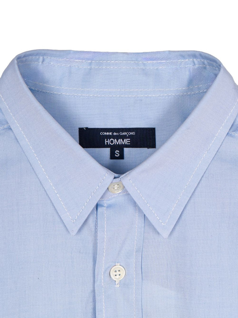 contrast-sleeve panelled shirt 3