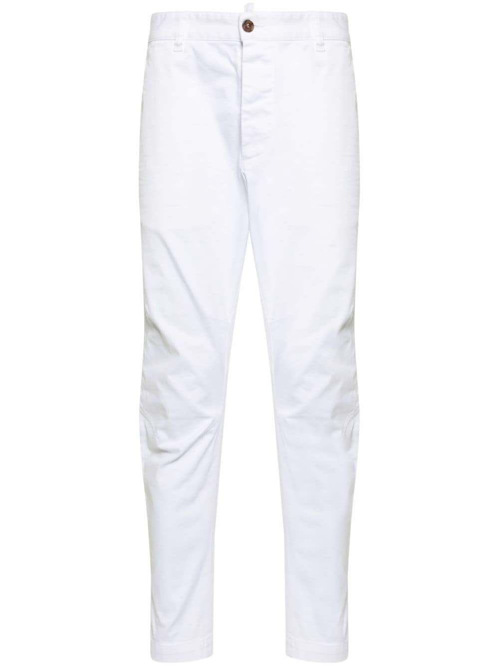 mid-rise tapered trousers - 1