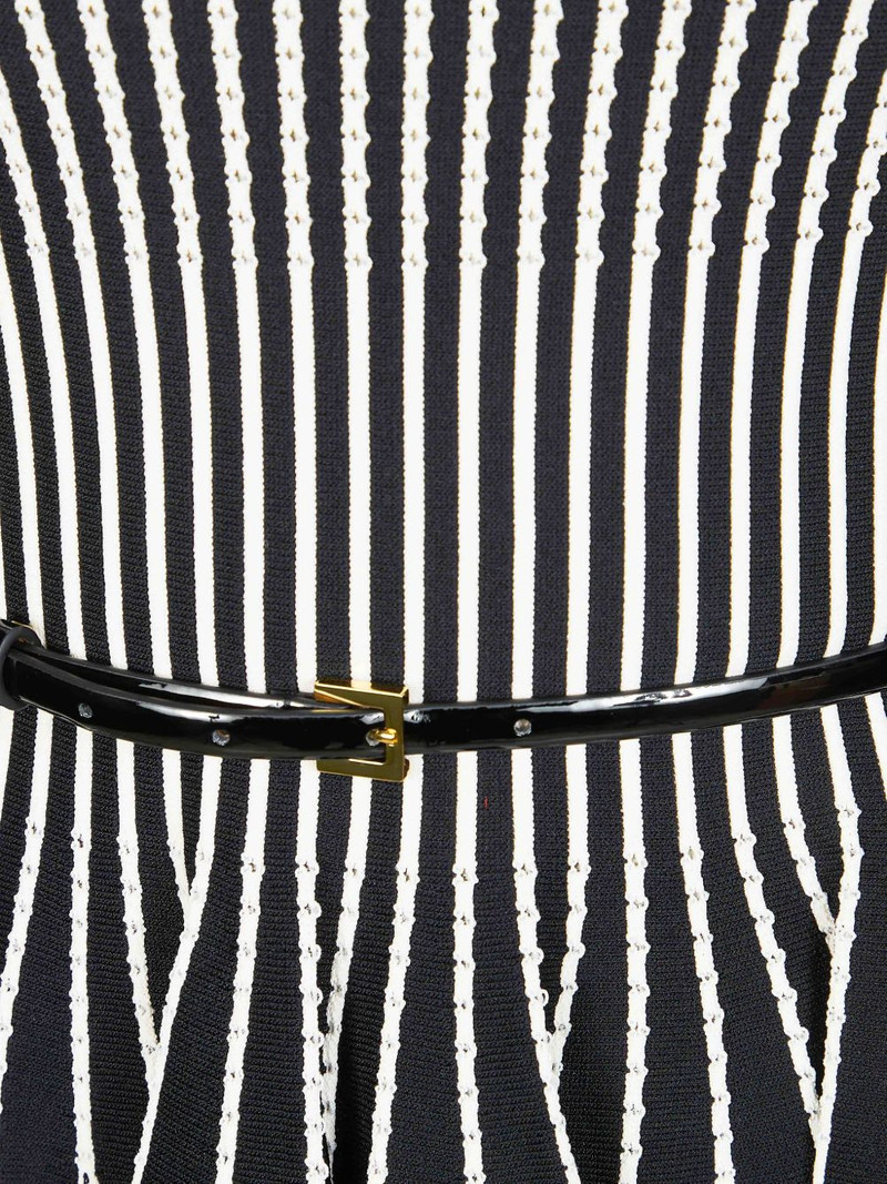 striped belted top 3