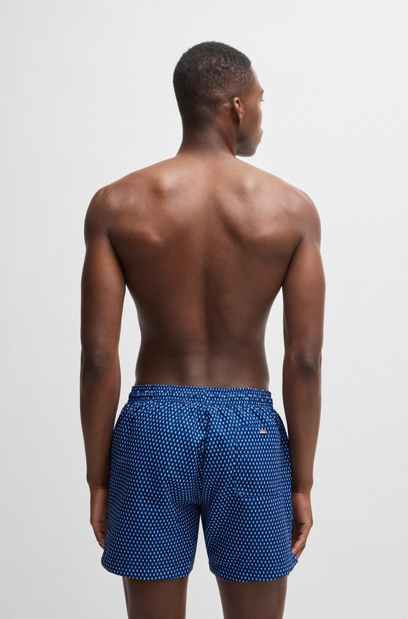 BOSS DRAWSTRING-WAIST SWIM SHORTS WITH ALL-OVER PRINT outlook