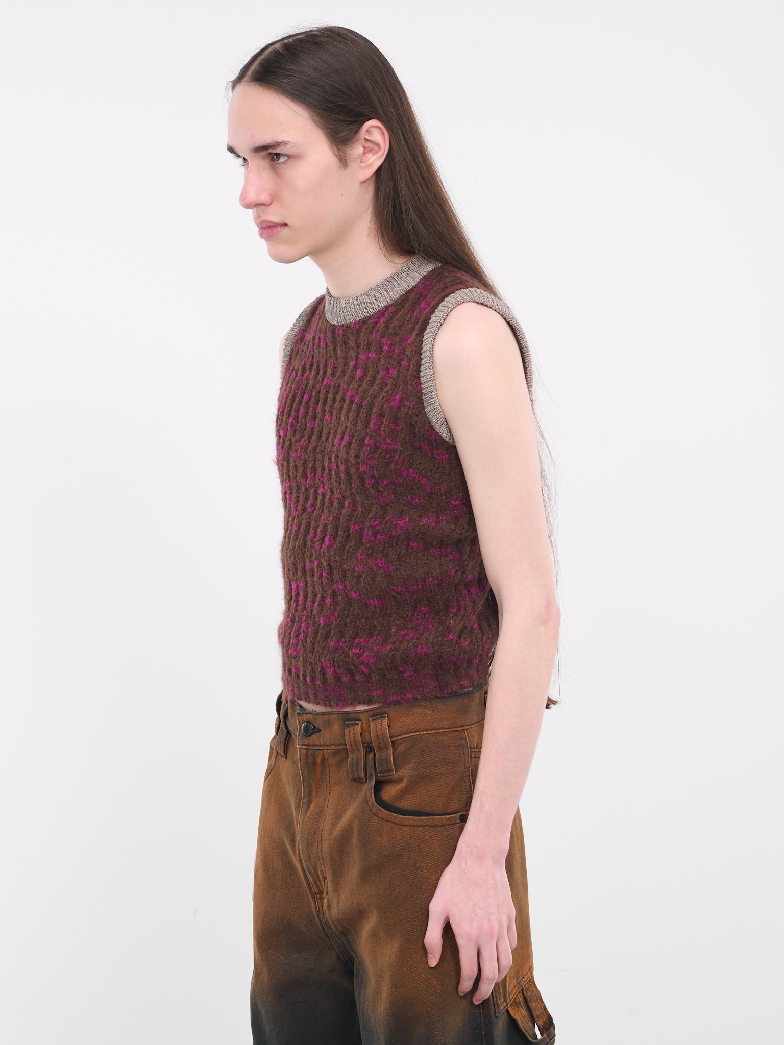 Mohair Knit Vest - 2