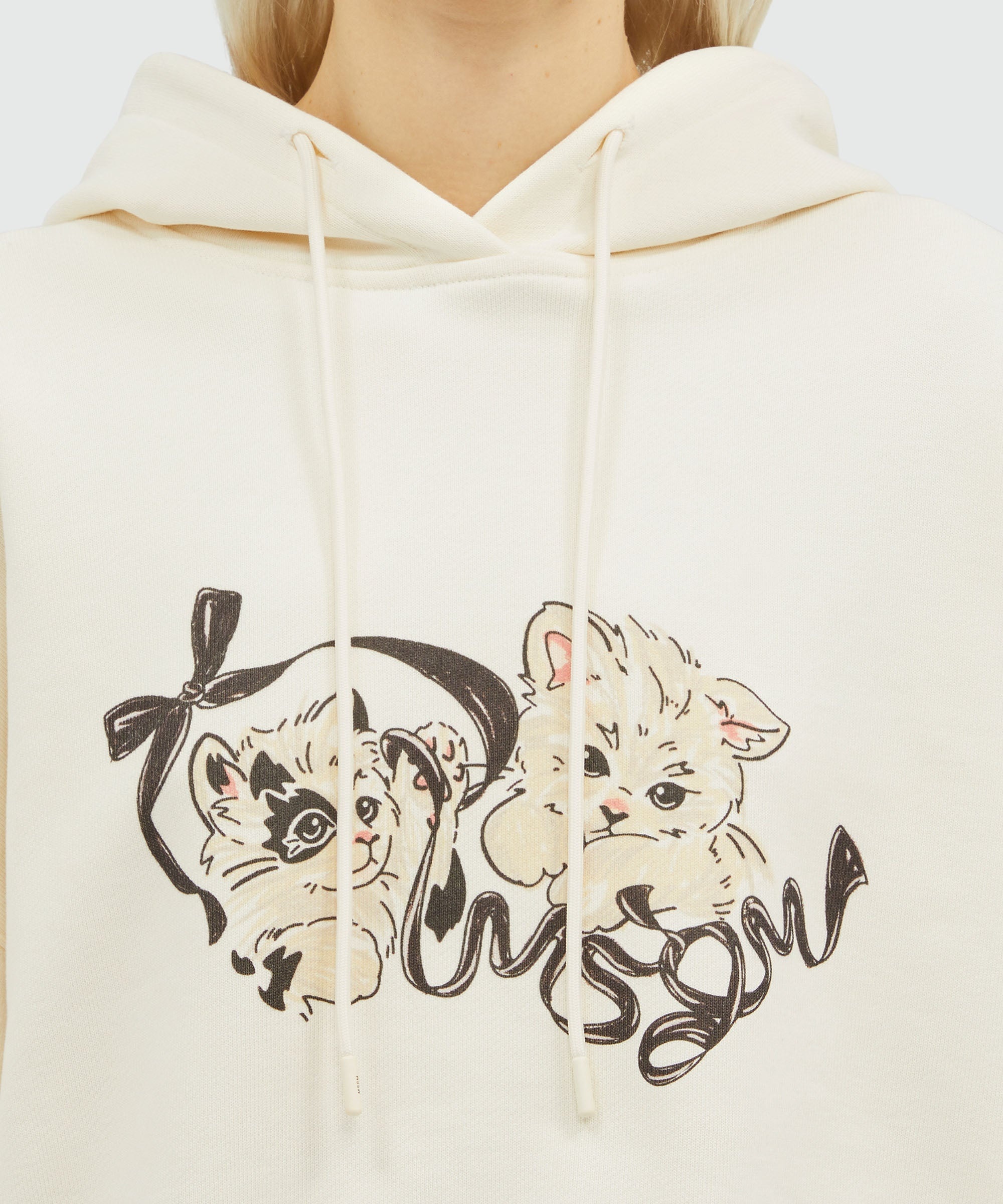 Jersey sweatshirt with Kittens print - 5