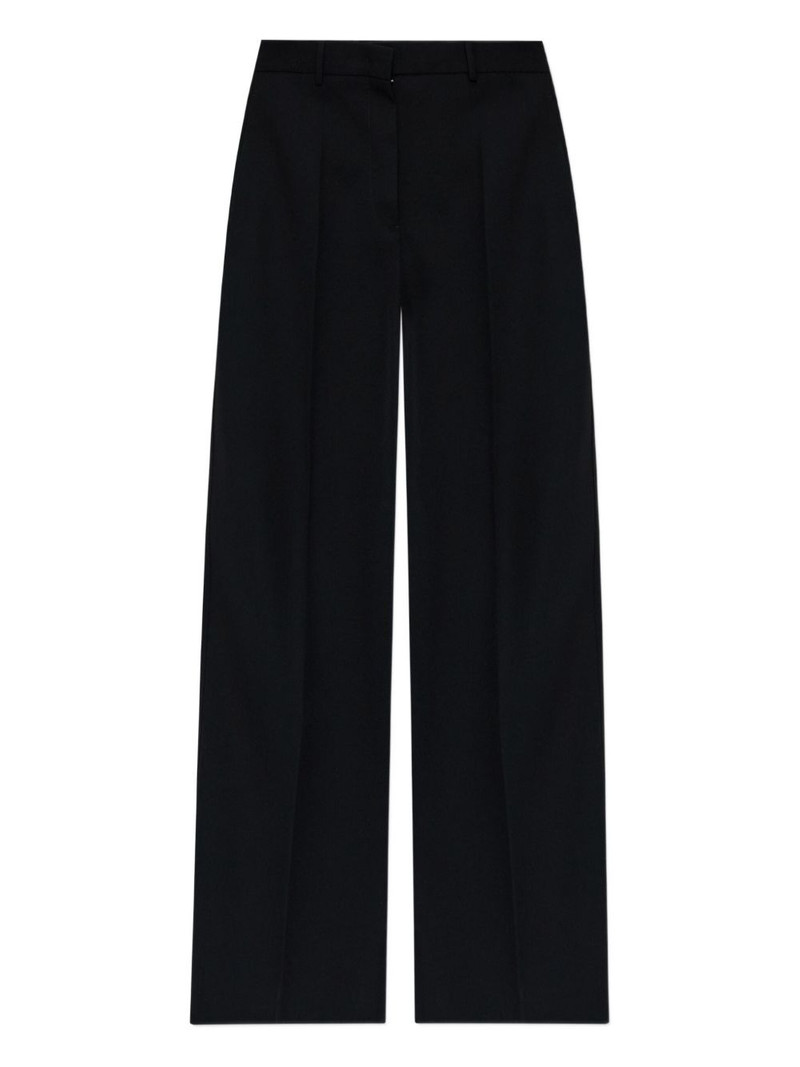 front-pleated wool trousers 1