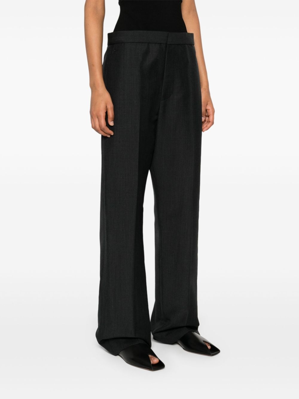 high-waist tailored trousers - 3