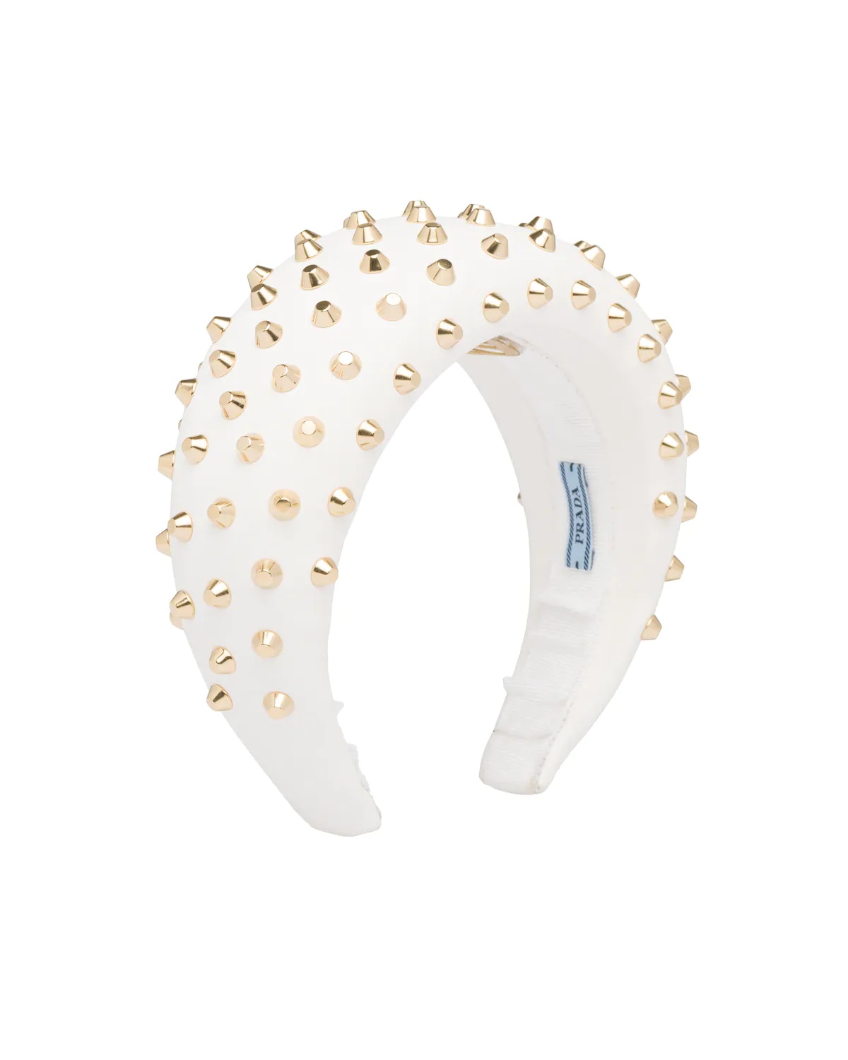 Studded nappa leather headband - 1