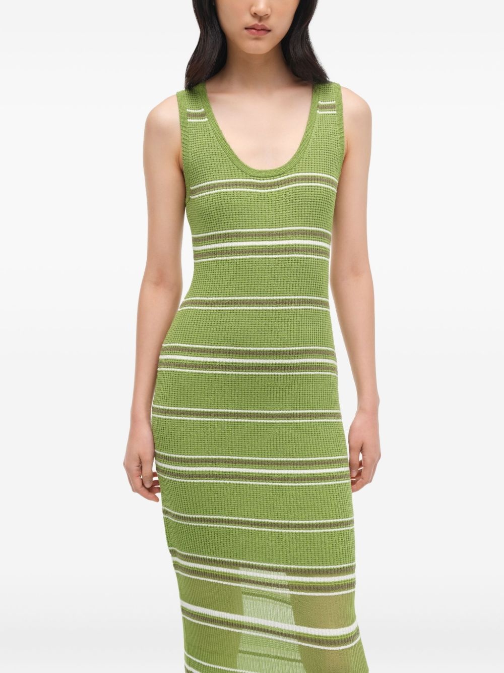 Mariana striped knit maxi dress - 4