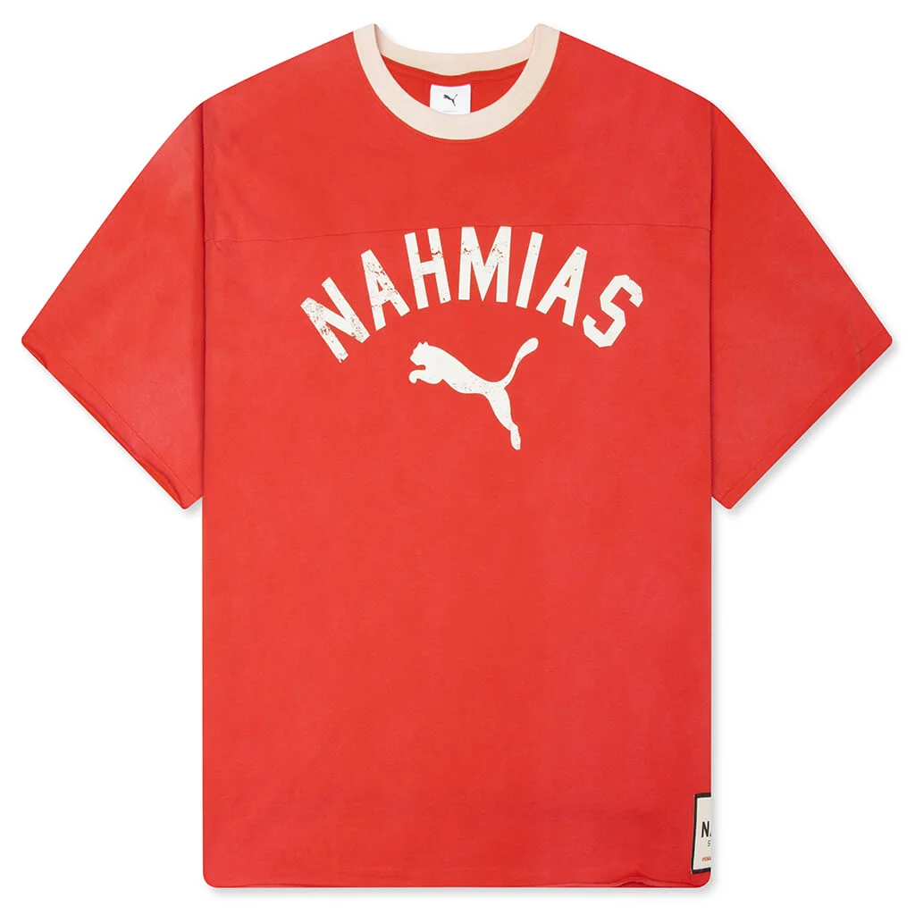PUMA X NAHMIAS GRAPHIC TEE - CANDY APPLE - 1