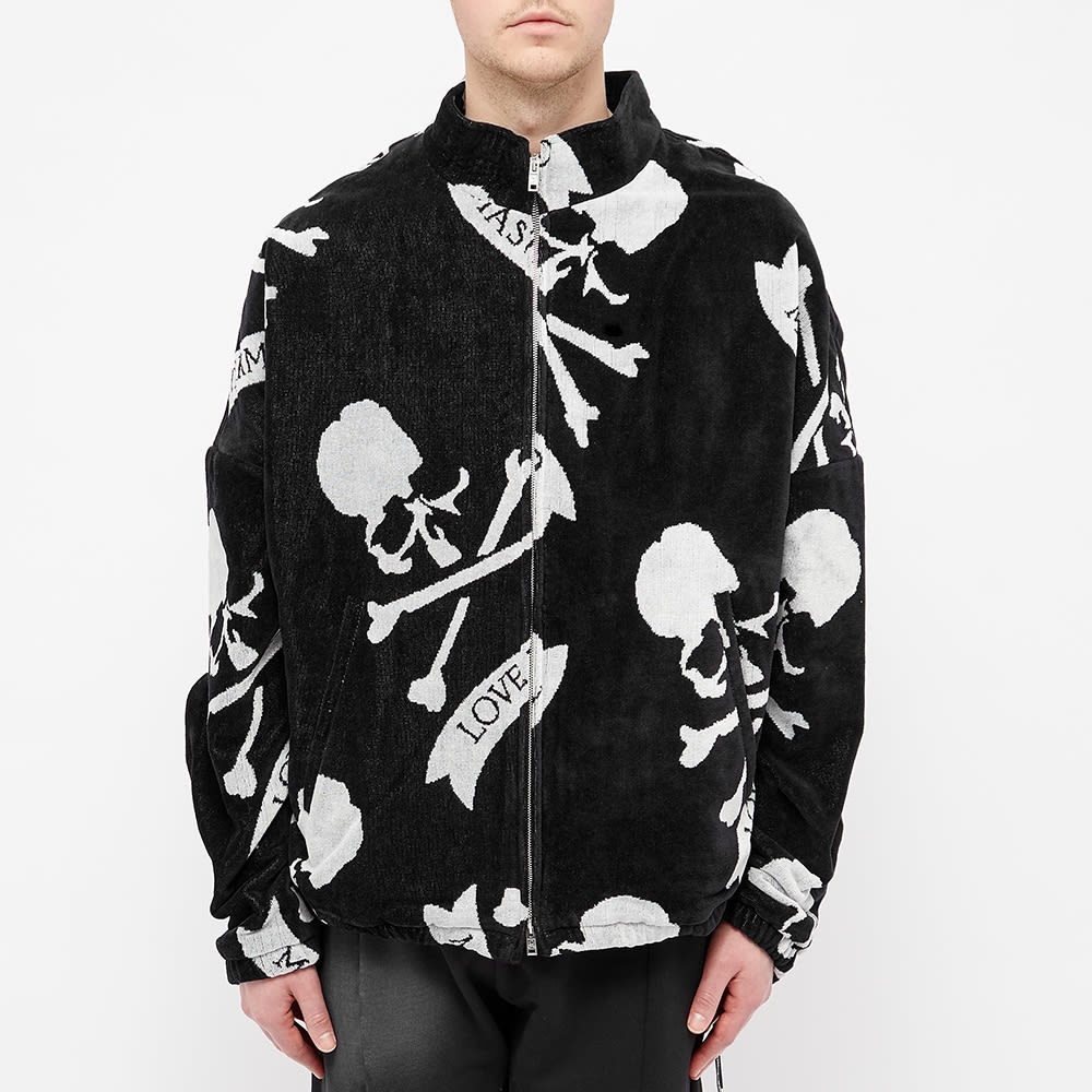 MASTERMIND WORLD Large Skull Towelling Jacket - 4