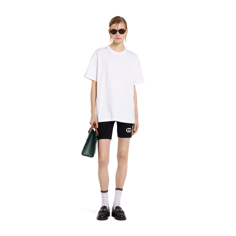 GUCCI Cotton jersey T-shirt with embroidery outlook