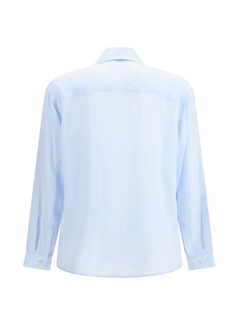 baziszt Tinees floral-embroidered shirt outlook