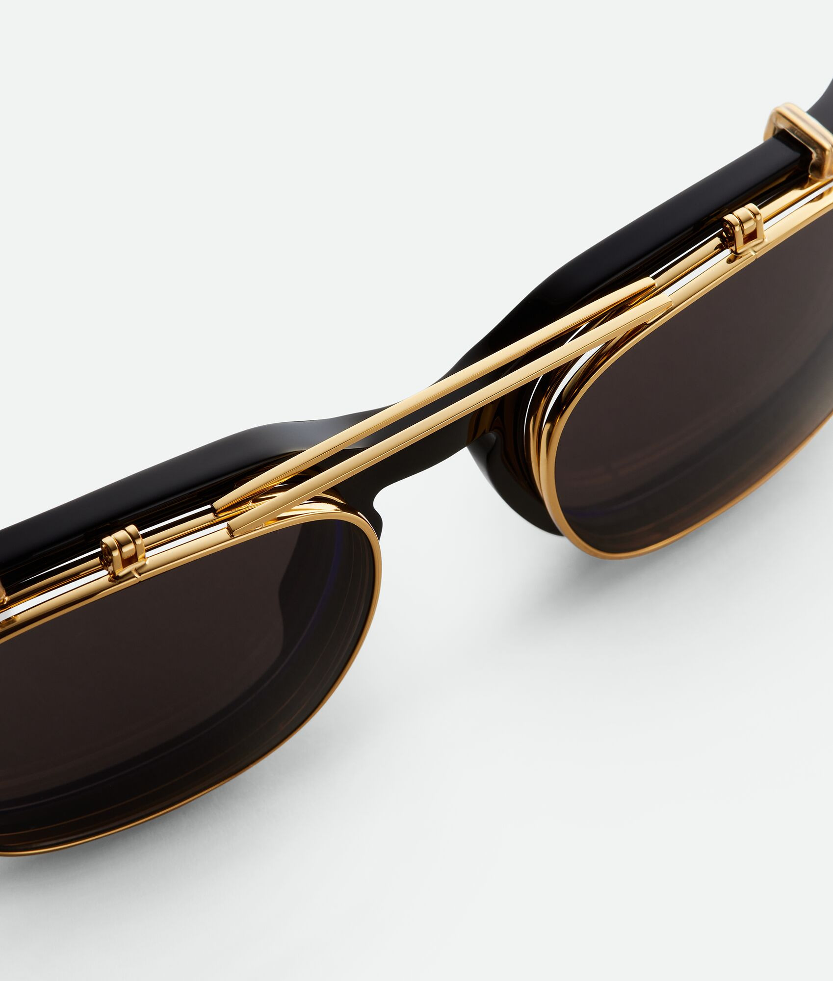 Classic Square Clip On Sunglasses - 5