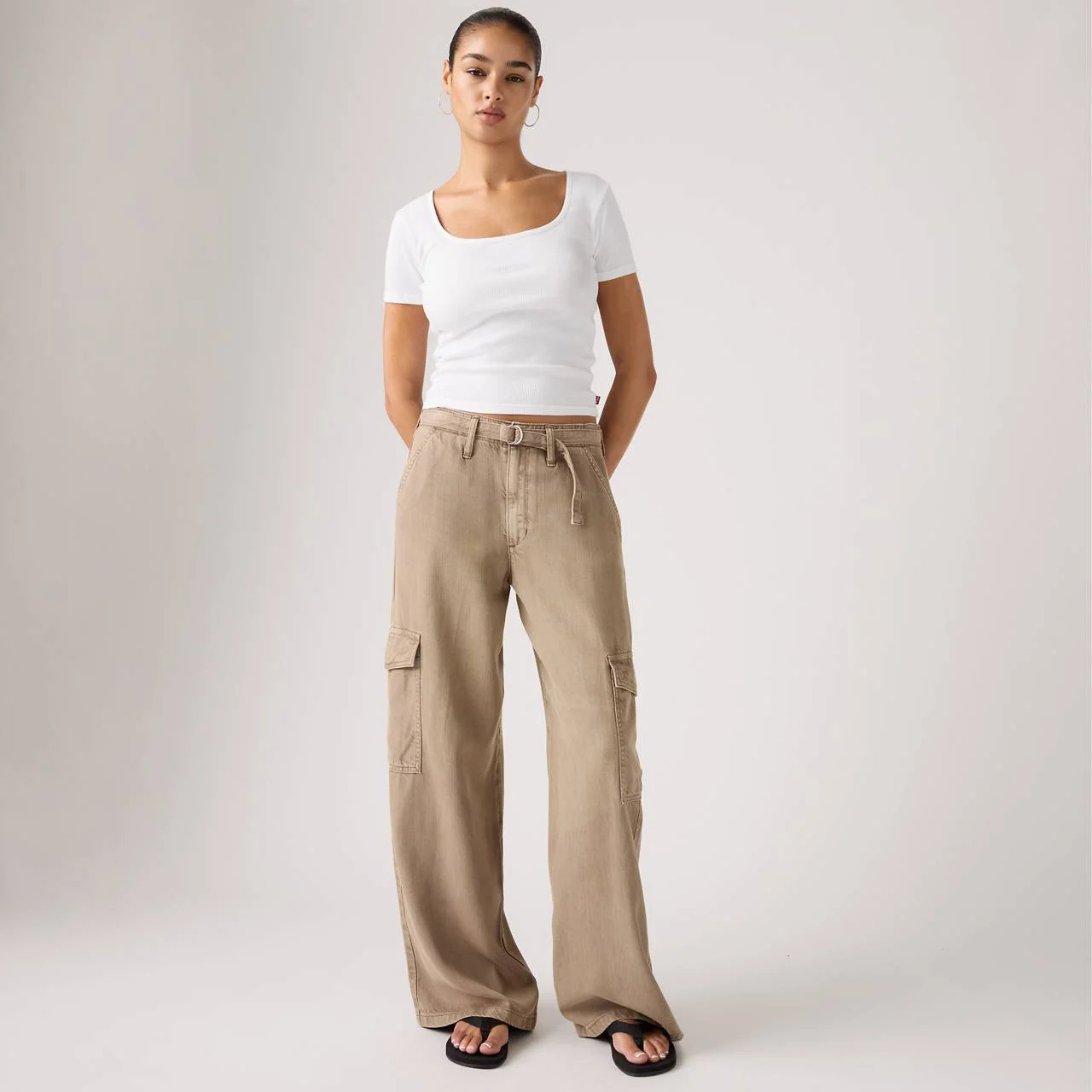 BAGGY DAD CARGO WOMEN'S PANTS - 1