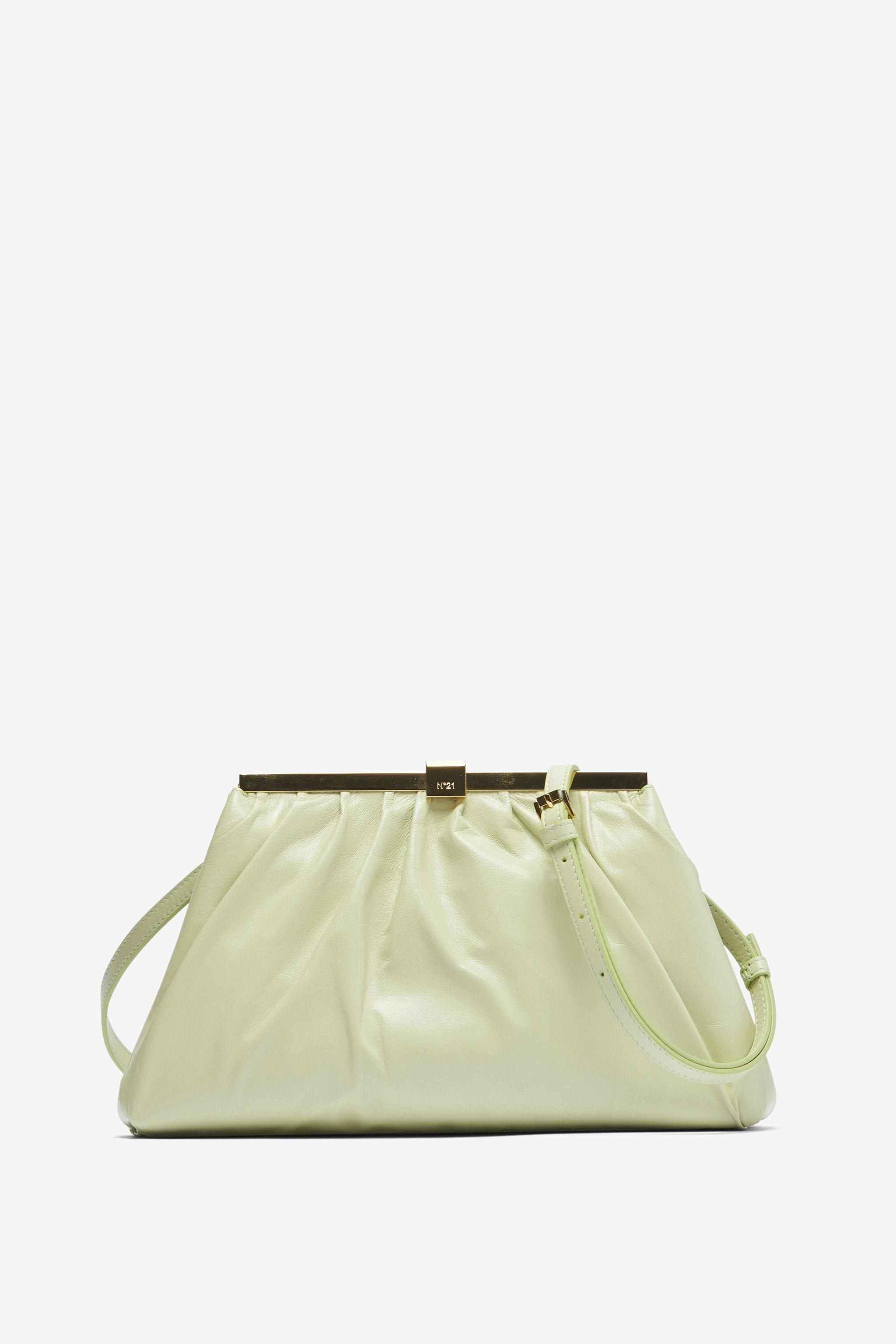 PUFFY JEANNE LEATHER SHOULDER BAG - 1