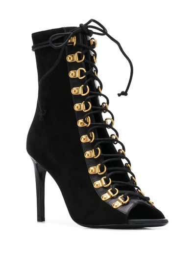 Balmain 95mm lace-up boots outlook