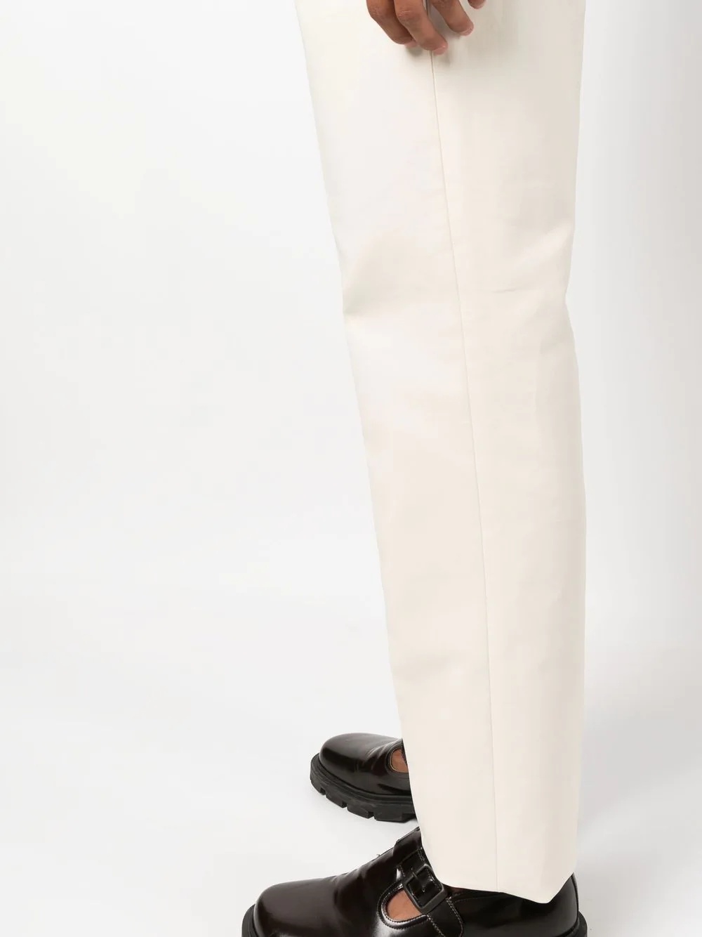 tailored straight-leg trousers - 4