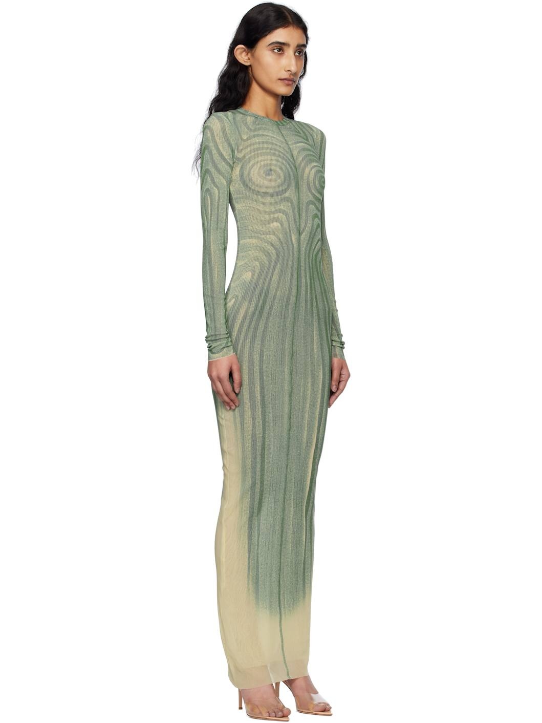 Blue 'The Long Spirale' Maxi Dress - 2