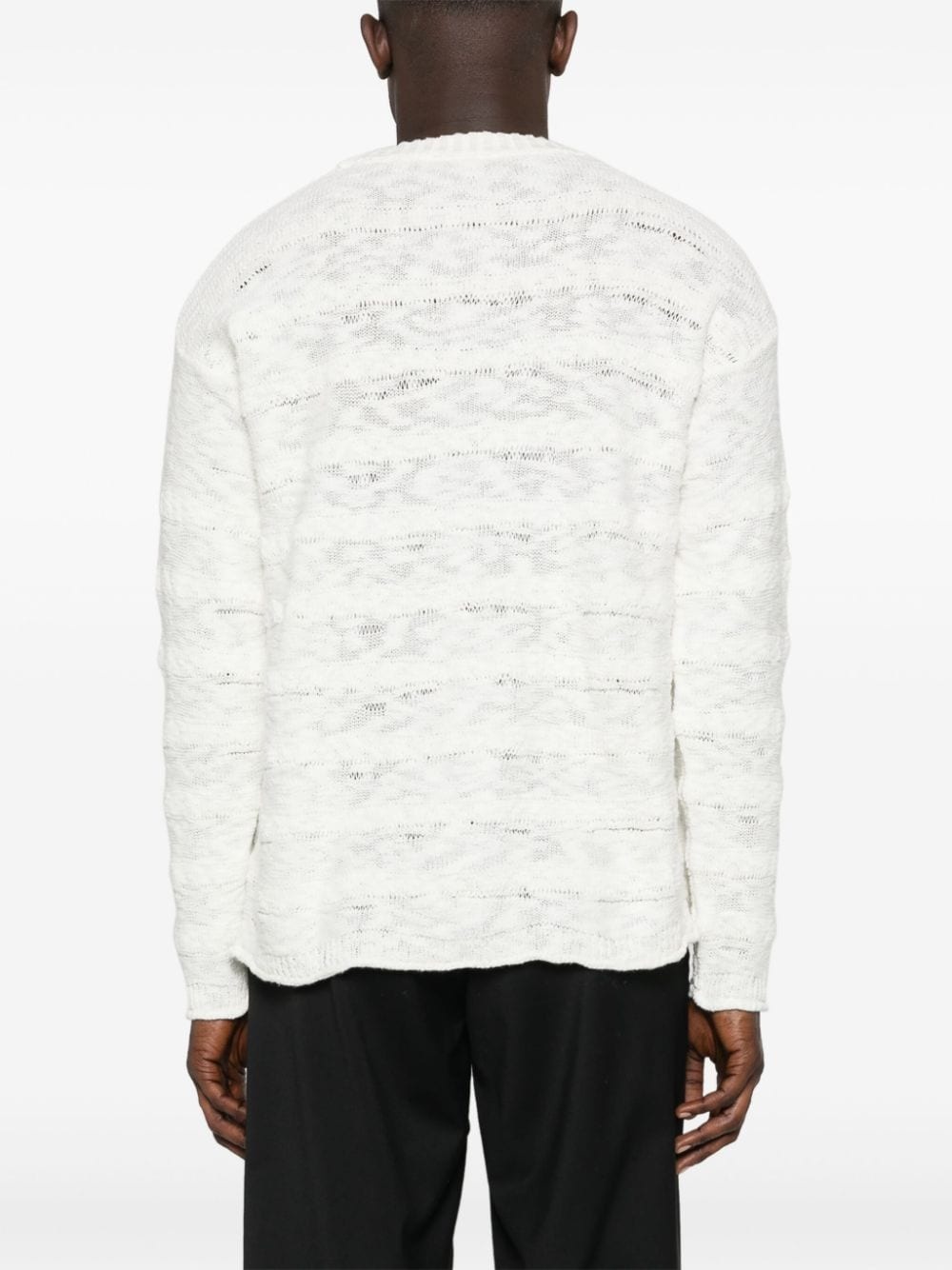 Repair crew-neck jumper - 4