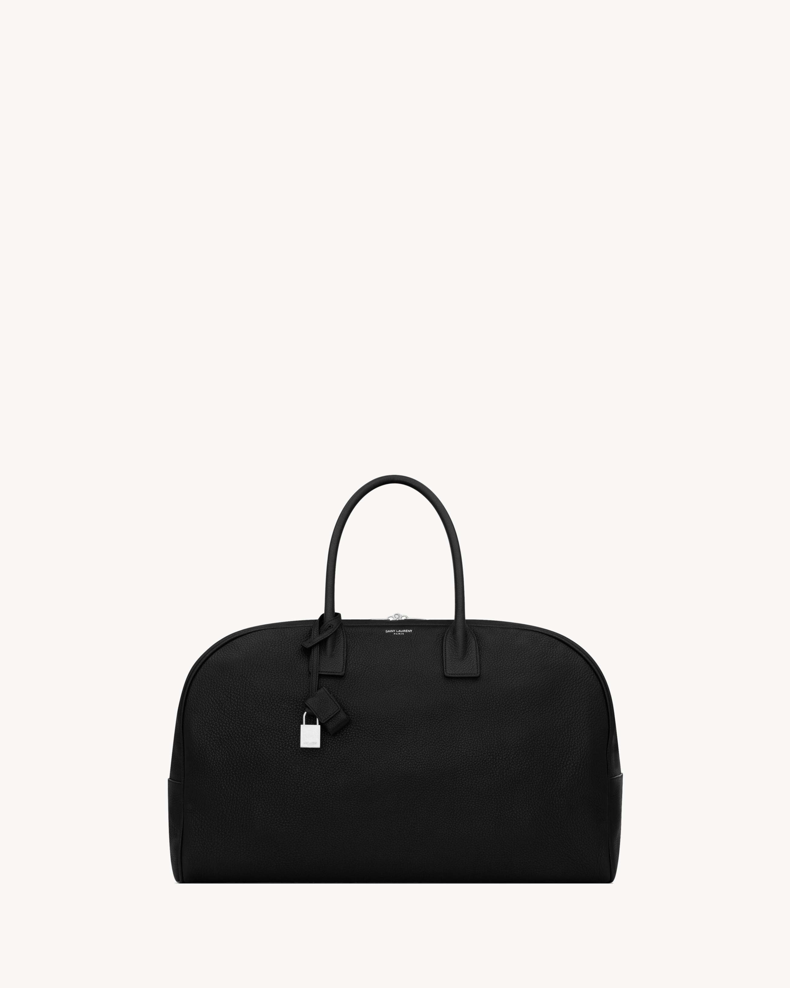 BOWLING DUFFLE BAG IN GRAINED LEATHER - 1