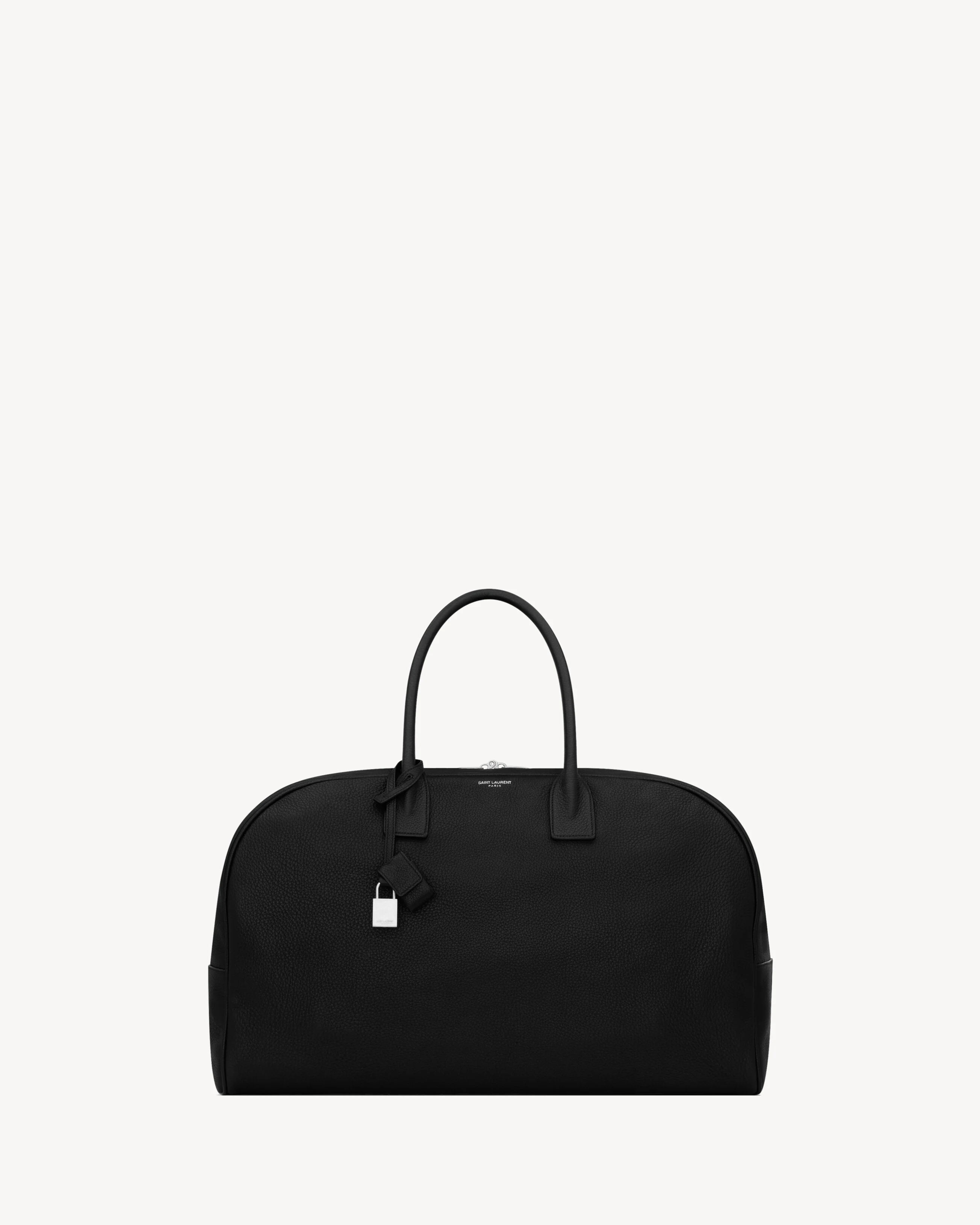 BOWLING DUFFLE BAG IN GRAINED LEATHER - 1