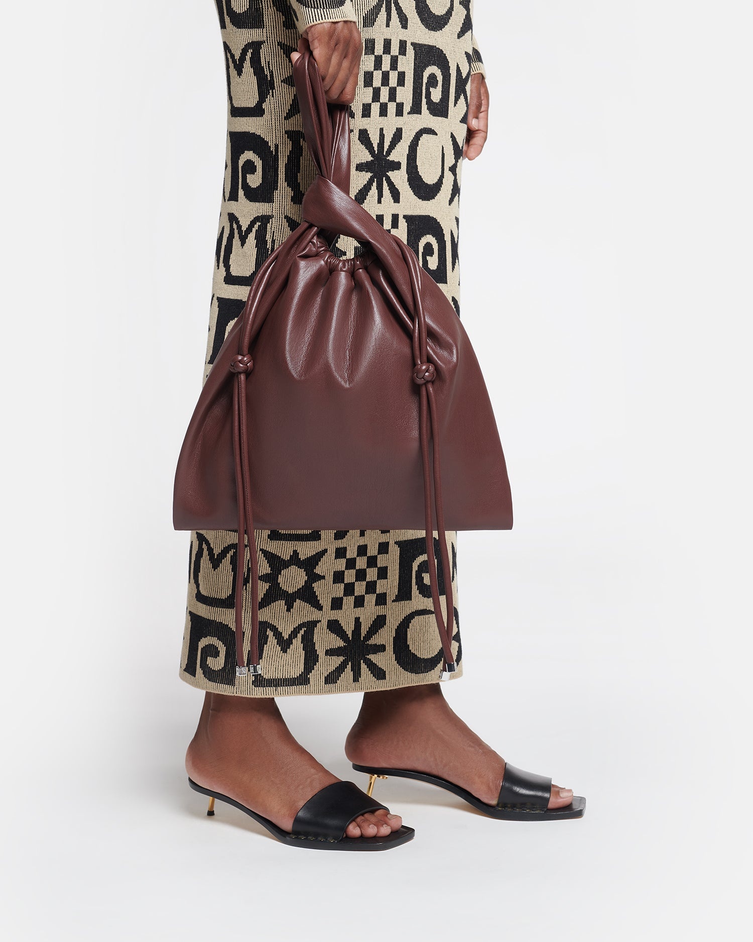 Drawstring Okobor™ Alt-Leather Clutch Bag - 7